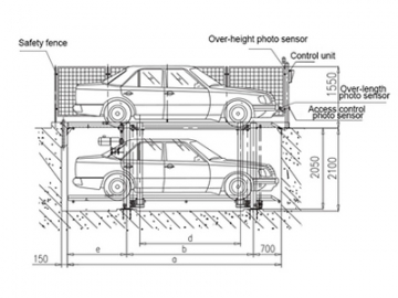 الجراجات الذكية مع نظام التكديس                     Stacker Parking System (Parking Lift)