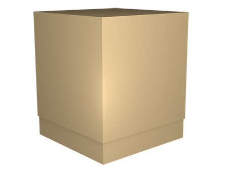 صندوق كرتوني بغطاء متداخل (صناديق الكرتون بقطعة غطاء منفصلة)  Telescopic Box