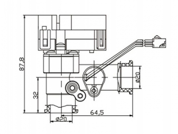 صمام تحكم في التدفق بمحرك مؤازر    Water Flow Servo Valve