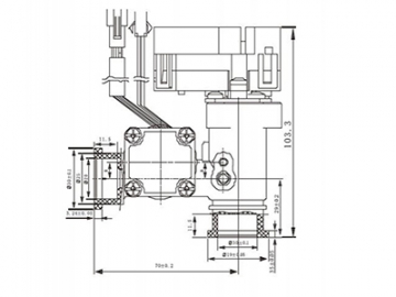 صمام تحكم في التدفق بمحرك مؤازر    Water Flow Servo Valve