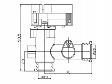 صمام تحكم في التدفق بمحرك مؤازر    Water Flow Servo Valve