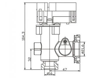 صمام تحكم في التدفق بمحرك مؤازر    Water Flow Servo Valve