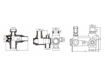 مجموعة صمام المرجل    Boiler Waterway Module