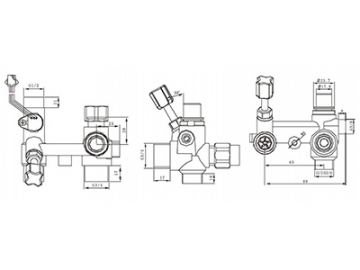 مجموعة صمام المرجل    Boiler Waterway Module
