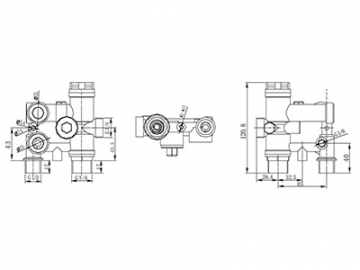 مجموعة صمام المرجل    Boiler Waterway Module
