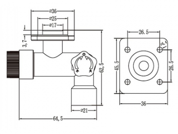 صمام تحكم وحساس درجة حرارة المياه الداخلة    Inlet Control Valve and Temperature Probe