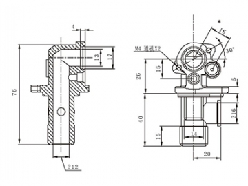 صمام تحكم وحساس درجة حرارة المياه الداخلة    Inlet Control Valve and Temperature Probe