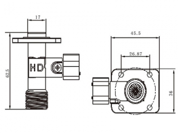 صمام تحكم وحساس درجة حرارة المياه الداخلة    Inlet Control Valve and Temperature Probe