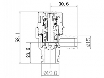 صمام تنفيس ضغط المرجل    Boiler Pressure Relief Valve