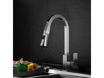 خلاط حوض مطبخ مربع بفوهة قابل للسحب SW-KFS003                     Kitchen Faucet