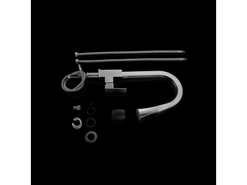 خلاط حوض مطبخ مربع بفوهة قابل للسحب SW-KFS003                     Kitchen Faucet