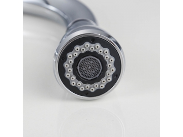 خلاط مطبخ بفوهة قابل للسحب SW-KF001                     Single hole pull down kitchen faucet