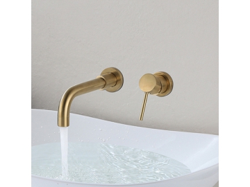 خلاط حوض غسيل فاخر مركب على الجدار SW-WM002                     Wall Mounted Luxury Bathroom Faucet Basin Mixer Tap
