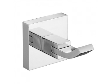 خطاف تعليق روب حمام أحادي بمظهر الكروم SW-RH001                     Single Chrome Stainless Steel Coat Robe Hook