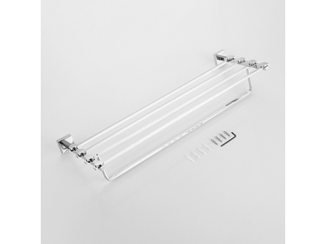 رف مناشف حمام بتصميم فاخر SW-TS001                     Luxury Design Bathroom Towel Rail Shelf