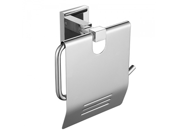 حاملة مناديل حمام بمظهر الكروم كلاسيكية SW-PTH002                     Classic Toilet Paper Towel Holder In Chrome