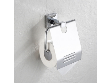 حاملة مناديل حمام بمظهر الكروم كلاسيكية SW-PTH002                     Classic Toilet Paper Towel Holder In Chrome