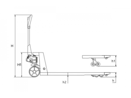 عربة طبالي شوكية يدوية / عربة نقل طبليات، KX-SDC20/25/30  Hand Pallet Truck