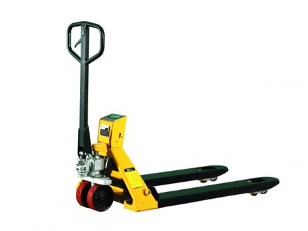 عربة نقل طبالي شوكية يدوية مع ميزان / عربة نقل بالتات KX-DZC20/30  Hand Pallet Truck with Scale System