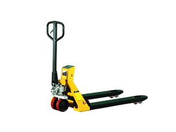 عربة نقل طبالي شوكية يدوية مع ميزان / عربة نقل بالتات KX-DZC20/30  Hand Pallet Truck with Scale System