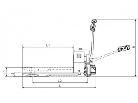 ناقلة طبالي كهربائية، KX-QDCX15  Electric Pallet Truck