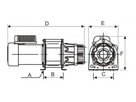 مرفاع ونش ويندلاس 200-300KG  200-300KG Windlass