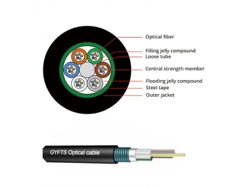 كبل الليف الضوئي GYFTS                     Aerial/Duct Cable