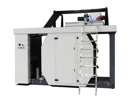 ماكينة تصنيع أكياس ورقية بقاعدة مربعة ويد مفتولة مع الطباعة Twisted Handles Block Bottom Bag Making Machine with Inline Printing