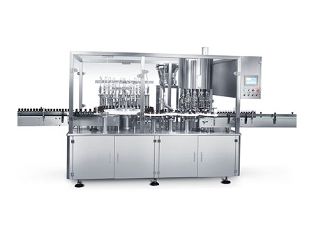 ماكينة تعبئة ووضع غطاء عبوات السوائل  Liquid Filling and Capping Machine