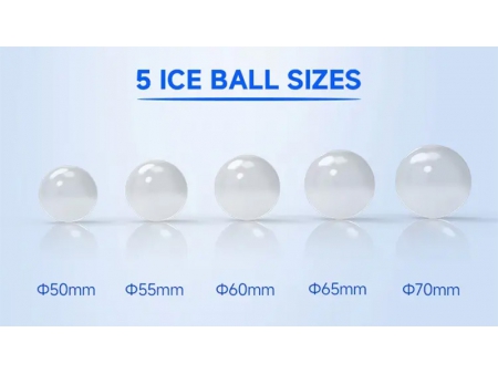 ماكينة أوتوماتيكية لإنتاج كرات ثلجية ماكينة صنع كرات الثلج برأس واحد  Automatic Ball Ice Machine