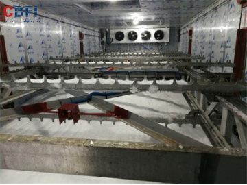 نظام إنتاج شرائح الثلج الآلي بسعة 50 طن في المغرب
