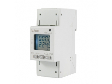 عداد كهرباء يركب على سكة DIN موديل ADL200                                             DIN Rail Energy Meter