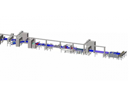 خط إنتاج معجنات الباستري الآلي  Automatic Pastry Make-Up Line