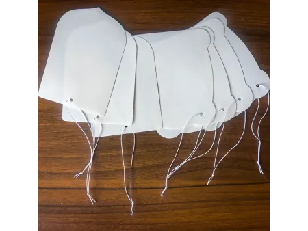 ماكينة أوتوماتيكية لربط كروت التعليق بخيط مطاطي (مع ثقب جانبي)، طراز TL-UM8C   Automatic Hang Tag Elastic Stringing Machine (Side-Hole Punching)