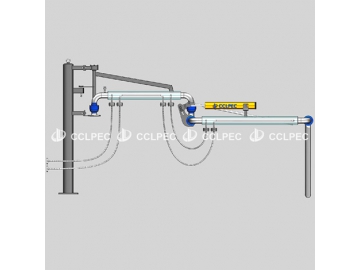 منصة شحن وتفريغ علوي مع وحدة تسخين                   Heated Top Loading Arm