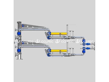 منصة تحميل صهريج الغاز الطبيعي المسال                   LNG Truck Loading Arm