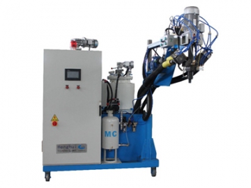 ماكينة صب البوليمر المرن (إلاستومر) فئة CA  Elastomer Casting Machine