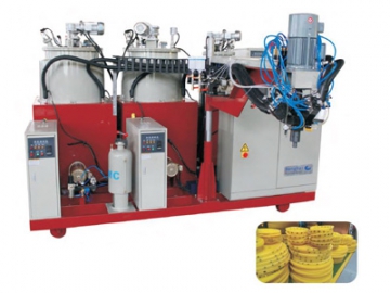 ماكينة صب البوليمر المرن (إلاستومر) فئة EB  Elastomer Casting Machine