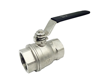 محبس كرة استانلس ستيل قطعتين قياسي، 600 PSI   2 Piece Stainless Steel Ball Valve, Standard Port