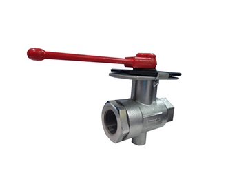 محبس كرة نحاسي مطلي بالنيكل مدمج   In-Line Ball Valves - Nickel Plated Brass Ball Valves