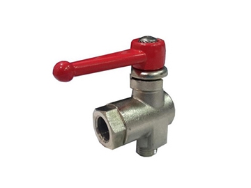 محبس كرة نحاسي مطلي بالنيكل مدمج   In-Line Ball Valves - Nickel Plated Brass Ball Valves