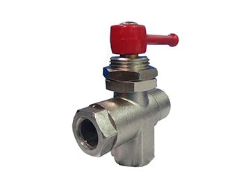 محبس كرة نحاسي مطلي بالنيكل مدمج   In-Line Ball Valves - Nickel Plated Brass Ball Valves