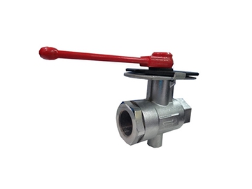 محبس كرة نحاسي مطلي بالنيكل مدمج   In-Line Ball Valves - Nickel Plated Brass Ball Valves