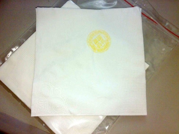 آلة تصنيع مناديل السفرة بلونين CDH-200-400